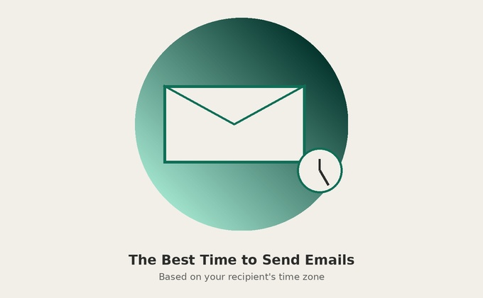 The Best Time to Send Emails Based on Time Zones