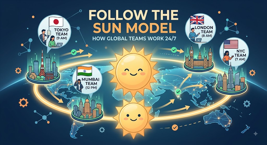 Follow the Sun Model: How Global Teams Work 24/7