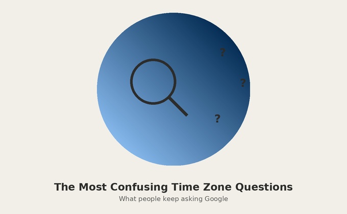 The Most Confusing Time Zone Questions People Ask Google