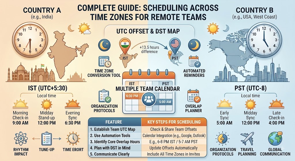 How to Schedule Meetings Across Multiple Time Zones – Complete Guide for Remote Teams