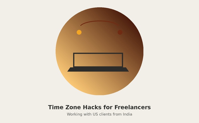 Time Zone Hacks for Freelancers Working With US Clients From India